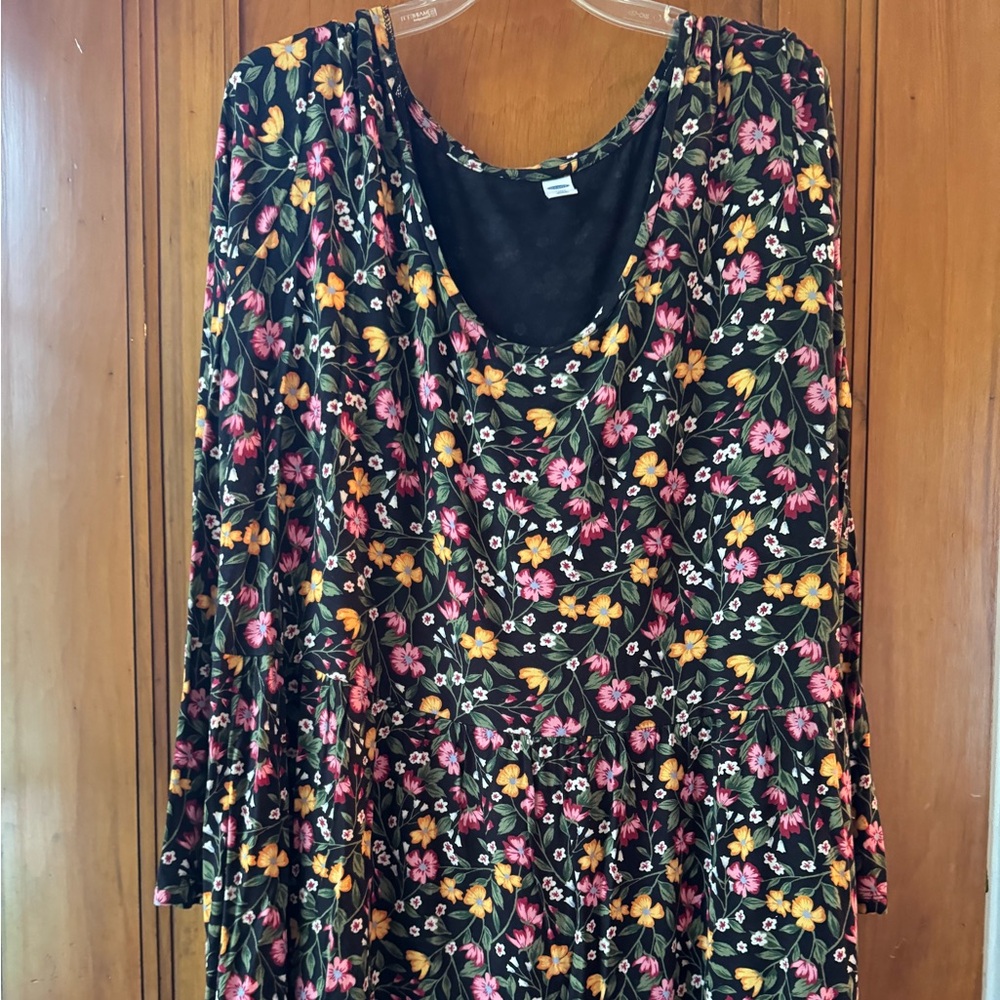 Floral babydoll top